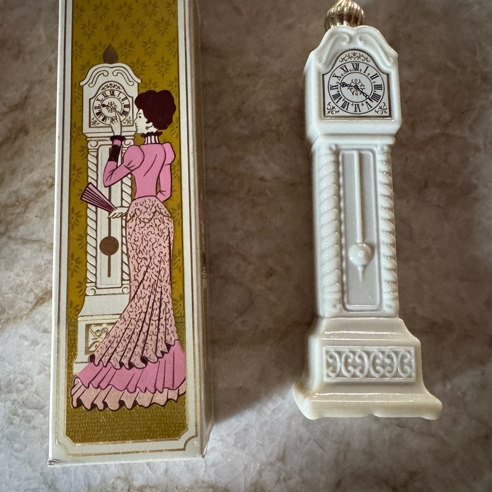 Avon Fragrance Hours White Cologne Bottle